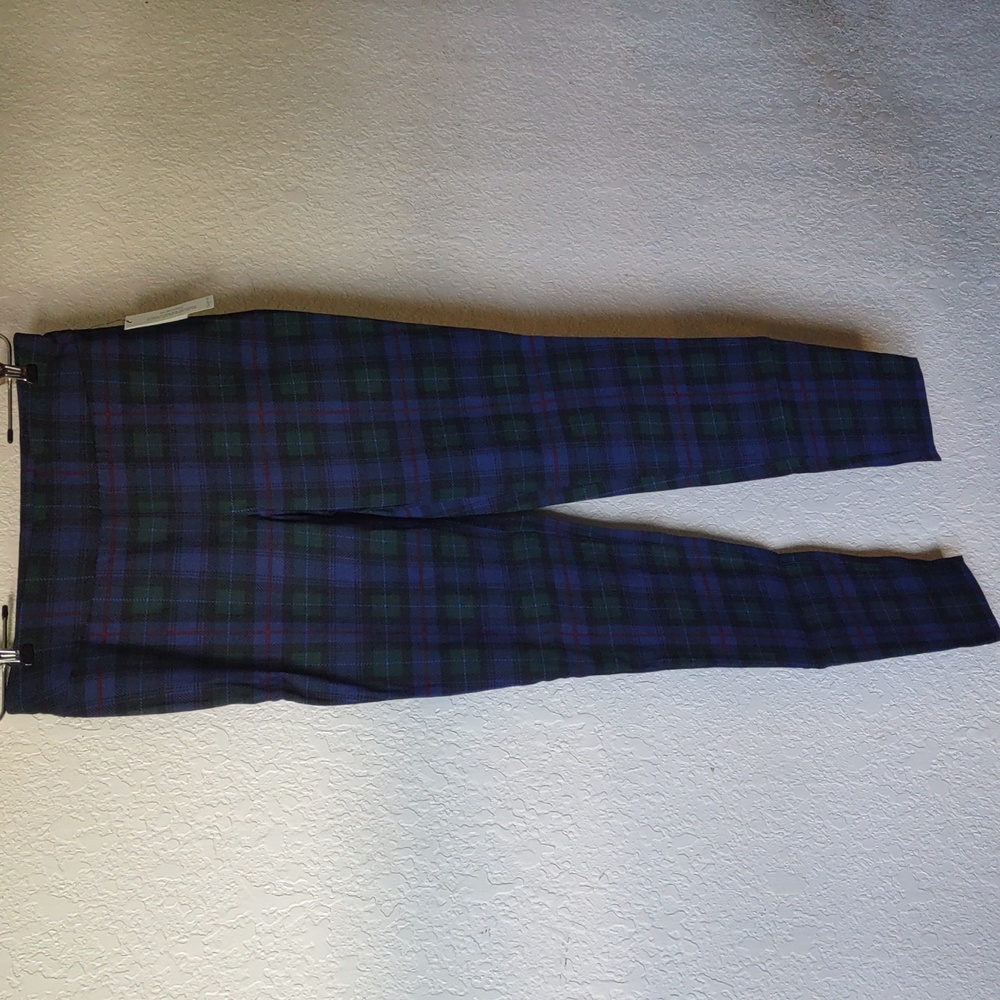 Talbots | Slimming Blue Plaid Pant Various Sizes NWT